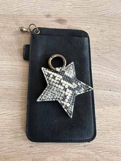 Label 88 telefoonhouder van zwart leer (nieuw), Sieraden, Tassen en Uiterlijk, Tassen | Damestassen, Nieuw, Schoudertasje, Zwart