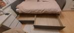 Bed,slaapbank, Ophalen, Eenpersoons, 200 cm, Grijs