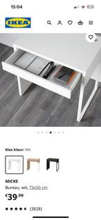 1 x bureau micke van ikea, Ophalen, Zo goed als nieuw, Bureau