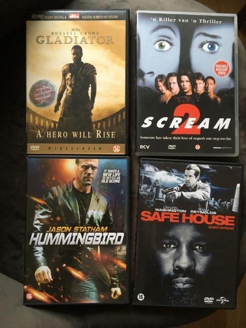 9 Dvd's o.a. thrillers, Cd's en Dvd's, Dvd's | Thrillers en Misdaad, Zo goed als nieuw, Actiethriller, Vanaf 16 jaar, Ophalen of Verzenden
