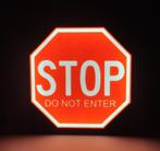 STOP DO NOT ENTER LED Lamp – Verkeersbord Nachtlamp – Retro, Led-lamp, Minder dan 30 watt, Retro | Industrieel | Urban | Speels