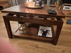 Salontafel teakhout vierkant, Huis en Inrichting, Ophalen, Gebruikt, 50 tot 100 cm, Minder dan 50 cm