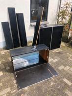 Pastoe wand meubel kast zwart zwevend systeem jaren 70-80, Huis en Inrichting, Kasten | Wandmeubels, Gebruikt, Met deur(en), 150 tot 200 cm