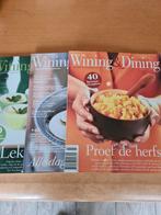 3x Wining-Dining Kookbladen, Ophalen of Verzenden
