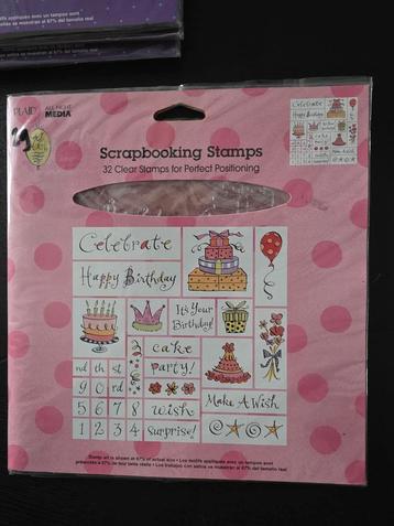 Nieuwe Stempels - Scrapbooking, Verjaardag beschikbaar voor biedingen
