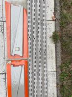 8x Wandrail dubbel en 10x Plankdragers, Huis en Inrichting, Ophalen