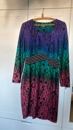 Super fleurige dikkere jurk maat M /grote S  merk Eroke jurk, Maat 38/40 (M), Paars, Ophalen of Verzenden, Zo goed als nieuw