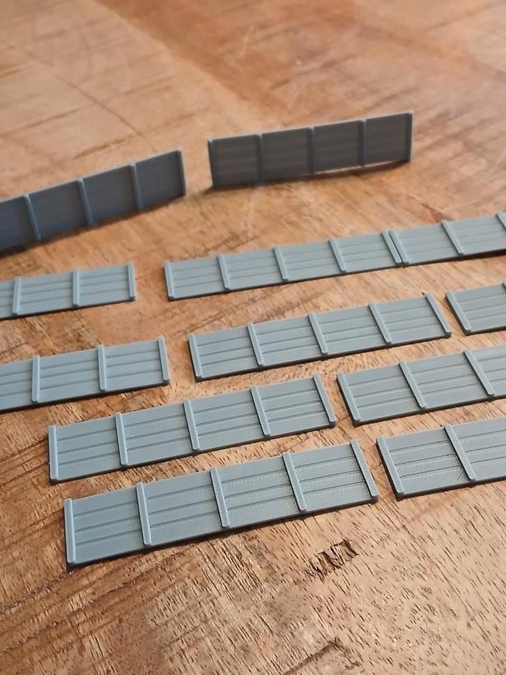 Betonschuttingen h0, Hobby en Vrije tijd, Modeltreinen | H0, Verzenden