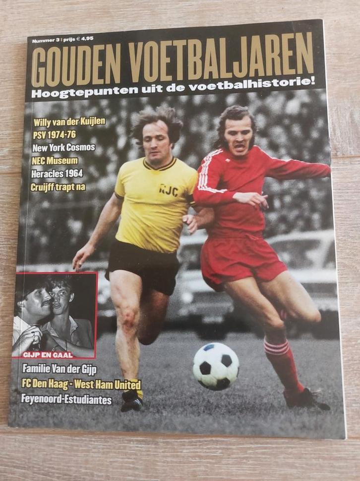Gouden Voetbaljaren - Voetbalhistorie Magazine, Boeken, Tijdschriften en Kranten, Gelezen, Sport en Vrije tijd, Ophalen of Verzenden