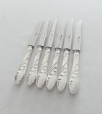 Verzilverde Art Nouveau dessertmessen-Saglier Frères c. 1900, Antiek en Kunst, Antiek | Bestek, Verzenden