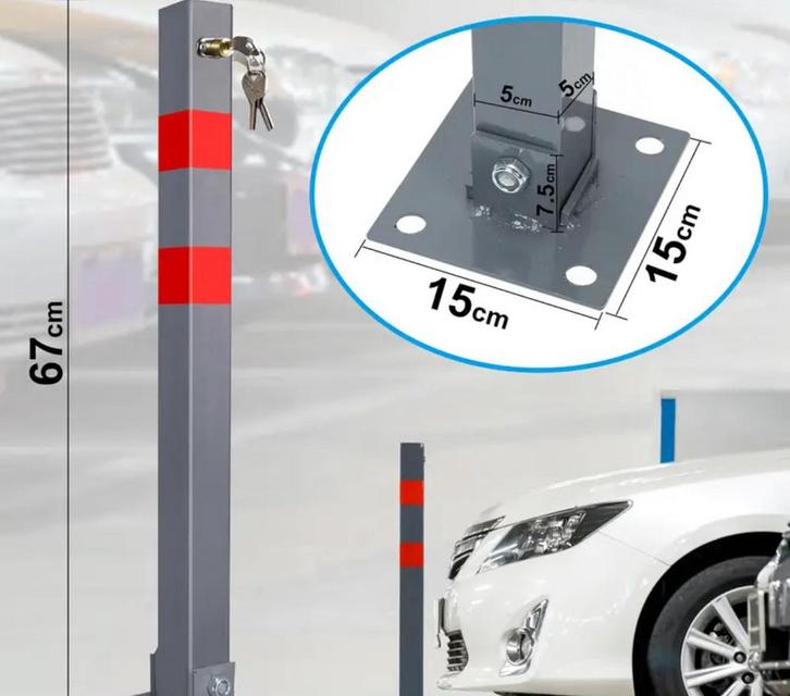 Parkeerpaal Nieuw in doos, Tuin en Terras, Palen, Balken en Planken, Nieuw, Palen, Minder dan 180 cm, Ophalen of Verzenden
