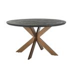 Tafel bkackbone brass richmond interiors, Huis en Inrichting, Tafels | Eettafels, 100 tot 150 cm, Zo goed als nieuw, Vijf personen of meer