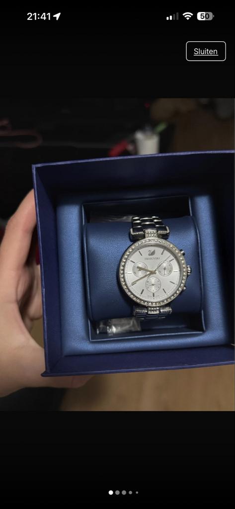 Swarovski Era Horloge, Overige merken, Staal, Staal, Polshorloge