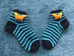 Warme wintersokken gebreide sokken blauw gestreept maat 37, Sokken en Kniesokken, Blauw, Maat 35 t/m 38, Nieuw