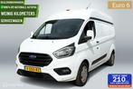 ✅Ford Transit Custom 320 2.0 TDCI L2 H2 69974 km servicebu, Voorwielaandrijving, Gebruikt, 4 cilinders, Wit