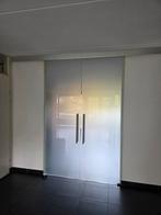 Glazen Schuifdeuren, Doe-het-zelf en Verbouw, Ophalen of Verzenden, Binnendeur, 215 cm of meer