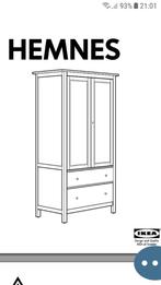 Ikea Hemnes kledingkast zwartbruin, Ophalen, Gebruikt, 100 tot 150 cm, 150 tot 200 cm
