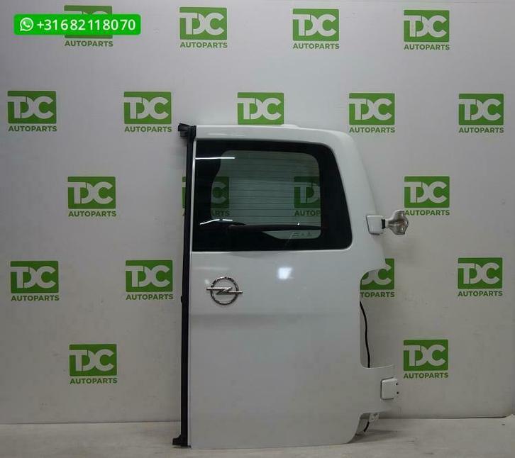 Opel Vivaro ('19-'22) Achterdeur rechts met ruit wit, Auto-onderdelen, Carrosserie en Plaatwerk, Deur, Opel, Achter, Rechts, Gebruikt
