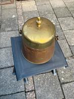 Antieke Koperen Emmer met Deksel, Antiek en Kunst, Antiek | Koper en Brons, Ophalen, Koper
