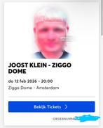 Joost klein ziggo dome 12 feb, Tickets en Kaartjes, Concerten | Pop, Twee personen, Februari