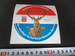 sticker leger landmacht natres hert vrijwilliger 069*, Ophalen, Zo goed als nieuw
