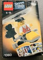 Vintage Lego Studios,Director's copter #1360,Nieuw in doosje, Ophalen, Nieuw, Complete set, Lego