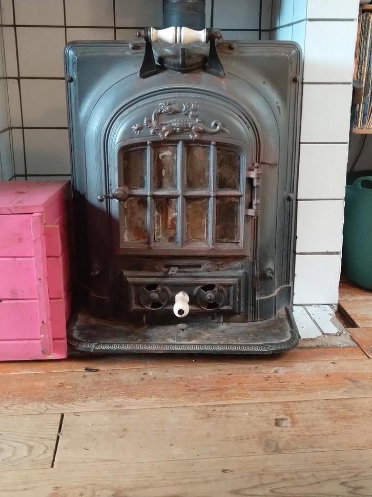 Salamander houtkachel, Huis en Inrichting, Kachels, Gebruikt, Houtkachel, Hout, Ophalen