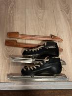 In nette staat verkerende, Viking gevoerde lederen noren  34, Sport en Fitness, Schaatsen, Viking, Gebruikt, Ophalen of Verzenden