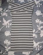 Coolcat off-shoulder jurk zwart/wit gestreept (XS), Kleding | Dames, Jurken, Nieuw, Maat 34 (XS) of kleiner, Ophalen of Verzenden