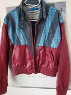 rood Adidas jasje met blauw leren stukken, Kleding | Dames, Maat 38/40 (M), Overige typen, Zo goed als nieuw, Rood