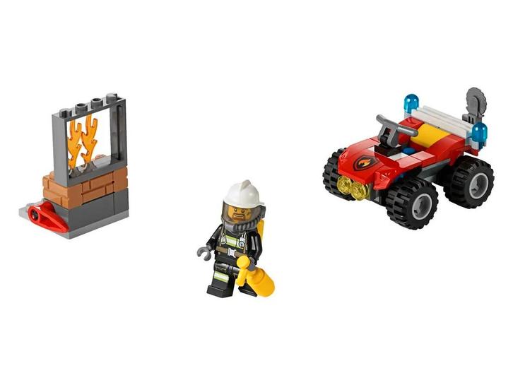 Lego 60105 Brandweer Terreinwagen, Kinderen en Baby's, Speelgoed | Duplo en Lego, Zo goed als nieuw, Lego, Complete set, Ophalen of Verzenden