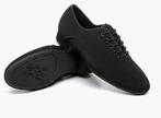 Heren zwarte canvas salsa tango dansschoenen mannen schoenen, Verzenden, Nieuw, Schoenen