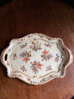 Venetiaans Dienblad met Bloemen sezzatini Florence, Ophalen of Verzenden, Gebruikt, Ovaal, Hout