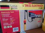 Takel 230V Max 200kg Elektrische lier 12V +afstandsbediening, Doe-het-zelf en Verbouw, Lieren en Takels, Ophalen of Verzenden