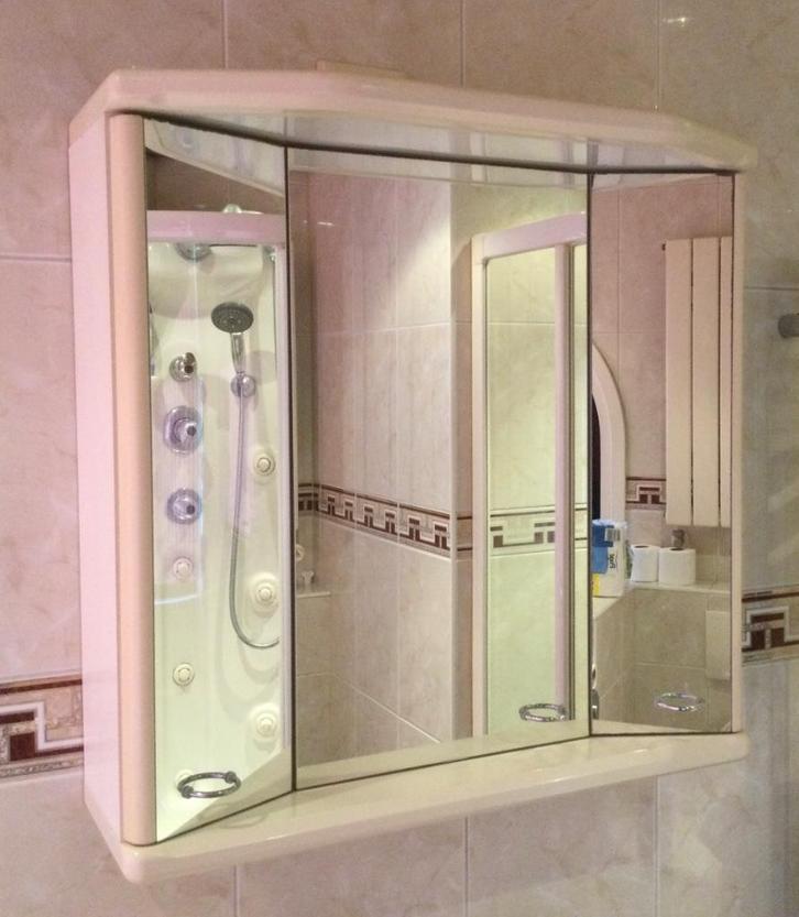 Badkamer spiegelkast. xxx, Huis en Inrichting, Badkamer | Badkamermeubels, Gebruikt, Overige typen, Minder dan 100 cm, Minder dan 50 cm