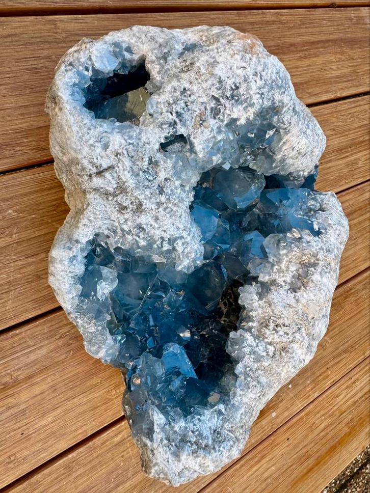 Celestien topstuk AAA, Verzamelen, Mineralen en Fossielen, Ophalen of Verzenden