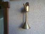 Koperen OLIELAMP snotneus koper messing wandlamp compleet, Ophalen of Verzenden, Koper