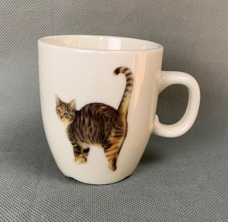 Francien's Katten koffiemok / Senseo beker, Huis en Inrichting, Keuken | Servies, Zo goed als nieuw, Overige typen, Overige stijlen