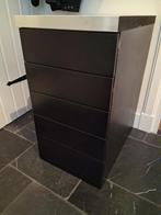 Ladekast zwart, Huis en Inrichting, Ophalen, Zo goed als nieuw, 25 tot 50 cm, 50 tot 100 cm