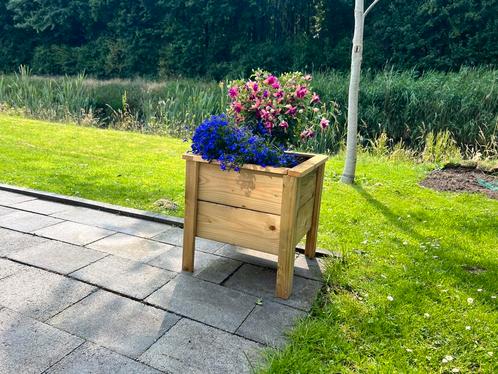 Mooie plantenbak 30x30 op balkon of in de tuin, Tuin en Terras, Bloembakken en Plantenbakken, Nieuw, Hout, Balkon, Minder dan 60 cm
