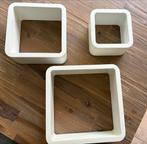 Wandvakken Set van 3 - Wit, Ophalen of Verzenden, Zo goed als nieuw