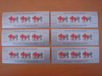 NVPH 1164 Bloc Gezondheidszorg Rode Kruis 6x, Ophalen of Verzenden, Na 1940, Postfris
