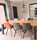 6 eetkamerstoelen voor weinig, Huis en Inrichting, Tafels | Eettafels, Ophalen, Kunststof, Gebruikt, 50 tot 100 cm