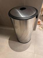 RVS wasmand met waszak, Huis en Inrichting, Ophalen, Zo goed als nieuw, Rvs, Minder dan 50 cm