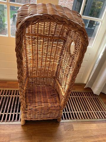 Kinder Beachchair strandstoel riet / rotan  beschikbaar voor biedingen