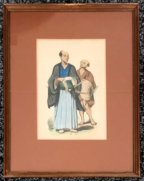 Lithografie Samoerai A67-5, Antiek en Kunst, Kunst | Litho's en Zeefdrukken, Ophalen of Verzenden