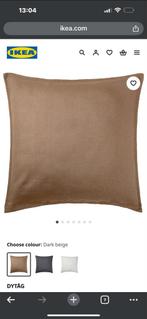 IKEA DYTÄG Kussenhoes - Beige - 65x65 cm, Ophalen, Zo goed als nieuw, Beige, Vierkant