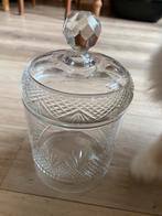 Kristal pot koekpot Wilhelmina waaier kristallen pot, Ophalen of Verzenden, Zo goed als nieuw