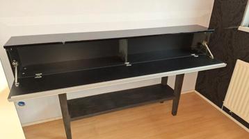 Ikea Besta Hang/Wandkast Hoogglans Zwart - afbeelding 2