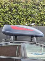 Sportieve dakkoffer probox 425 blauw/rood, Auto diversen, Ophalen of Verzenden, Gebruikt